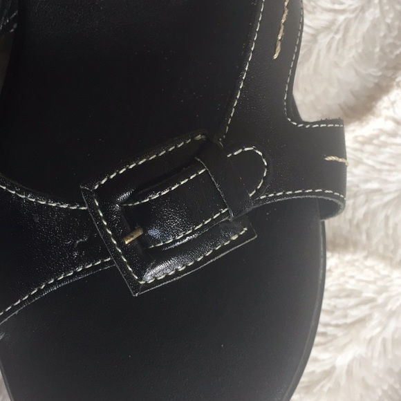 Sergio Zelcer slide sandal. Black. Size 9. Worn 1 - Picture 4 of 8